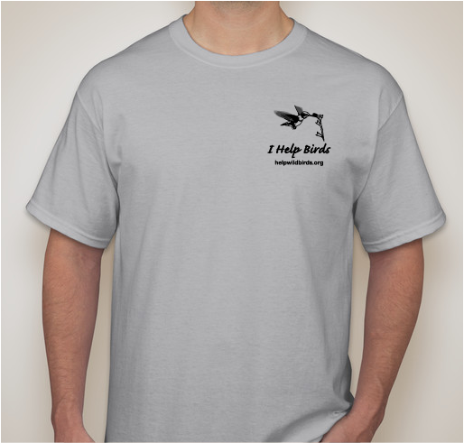 BUY A SHIRT and HELP WILD BIRDS! Fundraiser - unisex shirt design - front