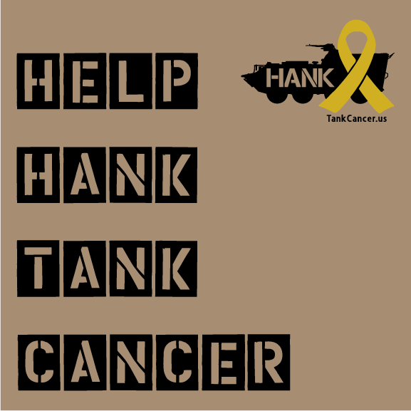 HELP HANK TANK CANCER shirt design - zoomed