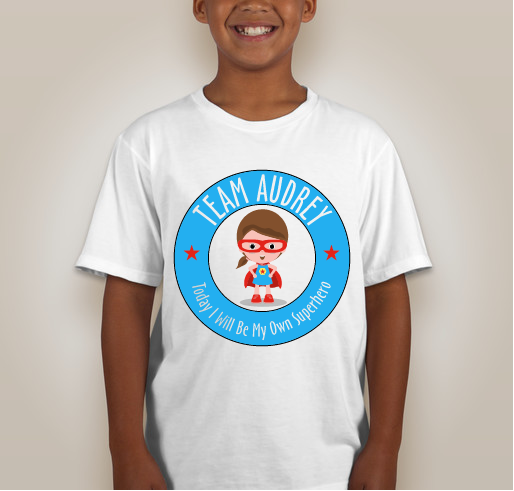 Team Audrey T-Shirt - New Logo Fundraiser - unisex shirt design - back