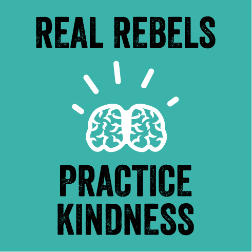 The Mind Body Project: REAL Rebels shirt design - zoomed