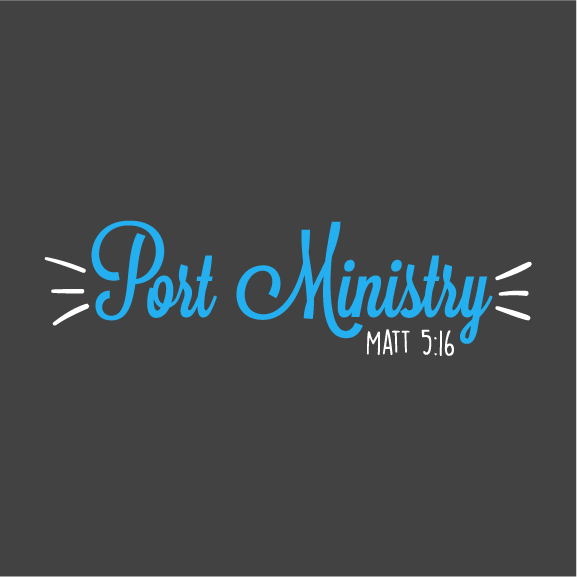 Port Ministry Tee shirt design - zoomed