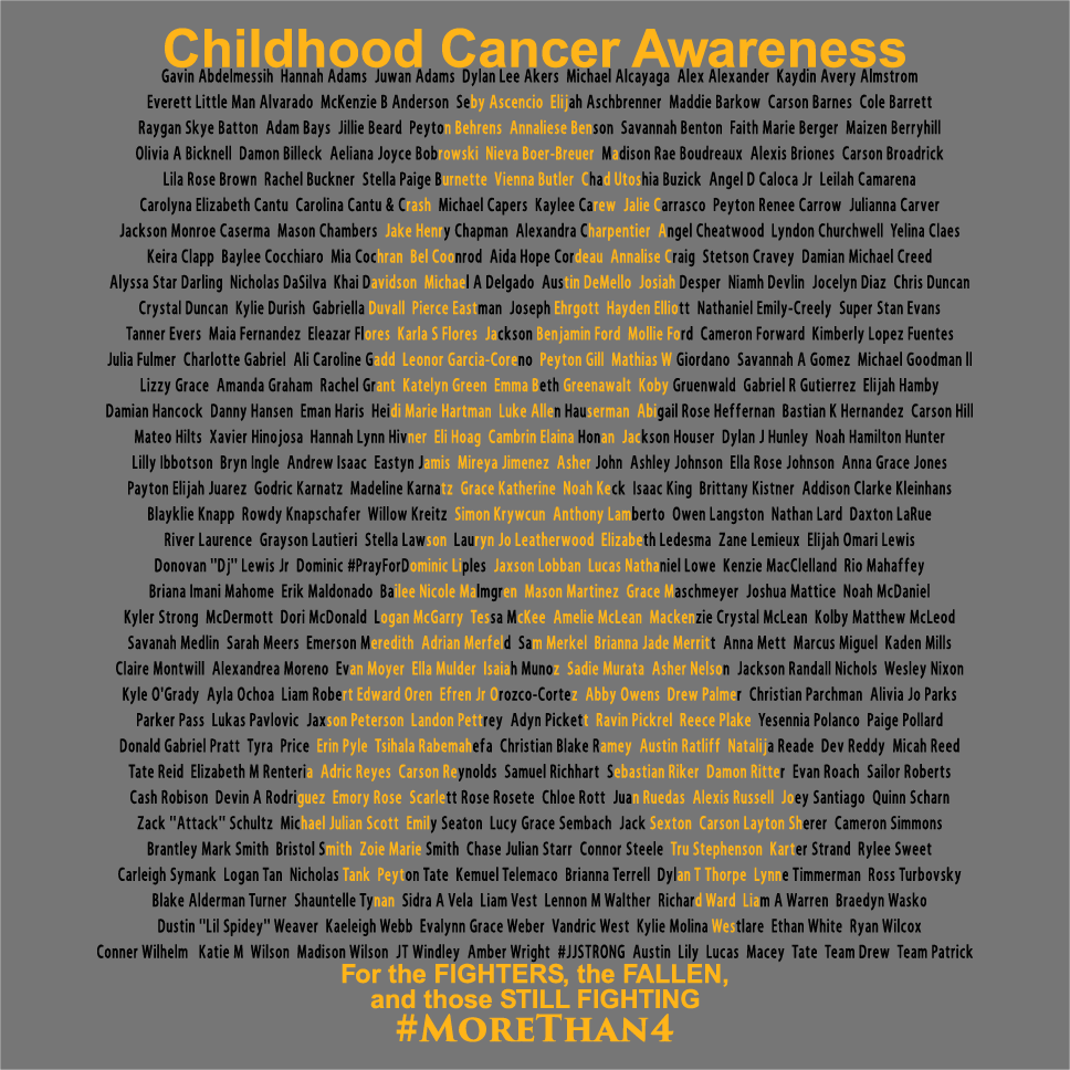 Support Childhood Cancer Warriors with Faith Hope & Love shirt design - zoomed