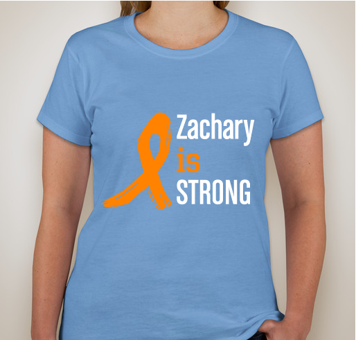 Zachary is STRONG Fundraiser - unisex shirt design - front