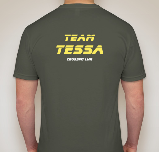 Team Tessa 2017 CrossFit Games Fundraiser - unisex shirt design - back