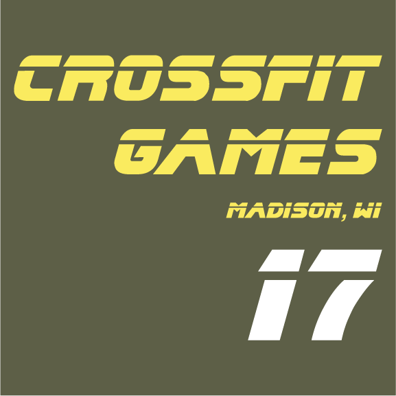 Team Tessa 2017 CrossFit Games shirt design - zoomed