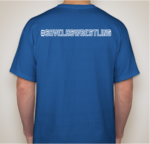 SAVE LAKEWOOD HIGH SCHOOL WRESTLING Fundraiser - unisex shirt design - back