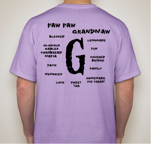 Gable Family Reunion T-shirts Fundraiser - unisex shirt design - back