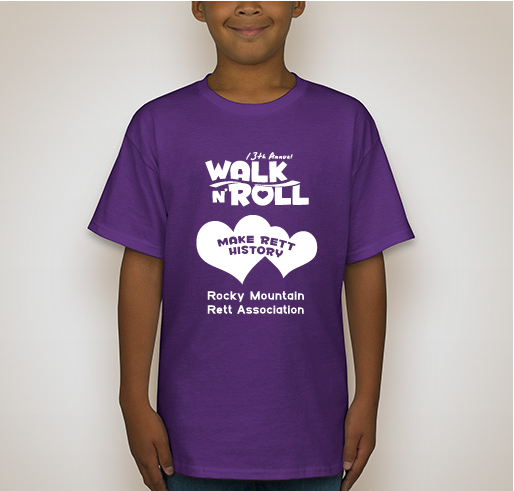 Walk n' Roll 2017 - Help Make Rett History Fundraiser - unisex shirt design - front