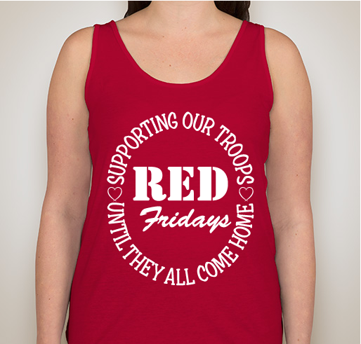 Red Shirt Fridays Fundraiser - unisex shirt design - front
