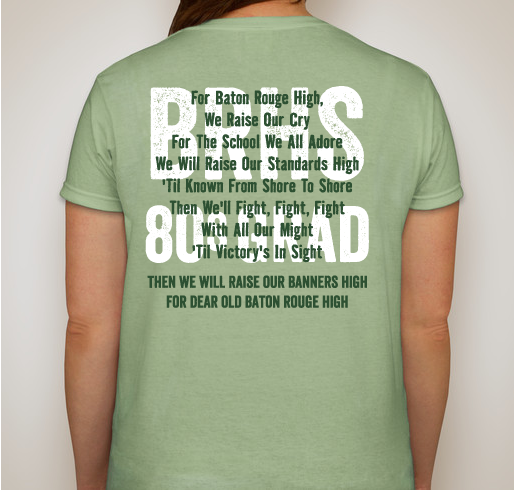 Baton Rouge High School 80s Shirt Fundraiser Fundraiser - unisex shirt design - back