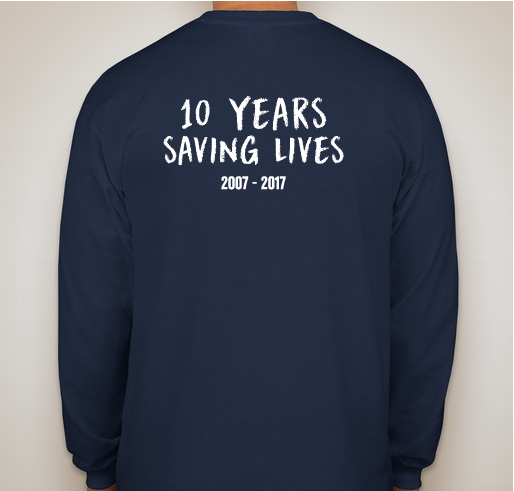 P.E.T.S. Low Cost Spay and Neuter Clinic 10th Birthday Celebration Shirt Fundraiser - unisex shirt design - back