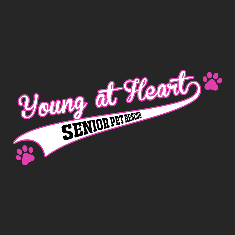 Team Young at Heart Tee shirt design - zoomed