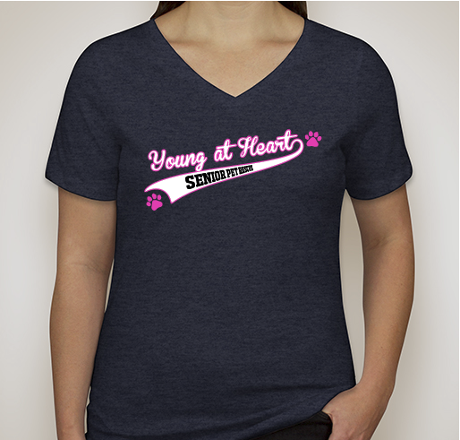 Team Young at Heart Tee Fundraiser - unisex shirt design - front