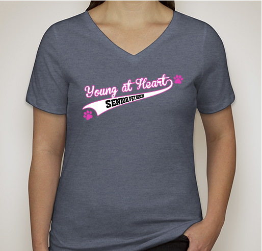 Team Young at Heart Tee Fundraiser - unisex shirt design - front