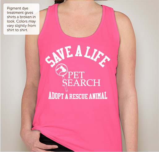Pet Search Summer Fundraiser! Fundraiser - unisex shirt design - front