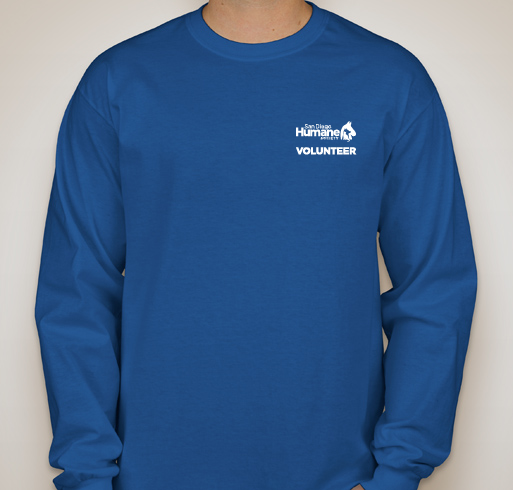 SD Humane Winter 2019 Volunteer Gear Fundraiser - unisex shirt design - front