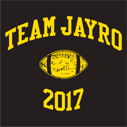 Team Jayro shirt design - zoomed