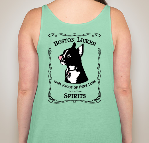 Boston Licker T-shirt Fundraising Campaign Fundraiser - unisex shirt design - back