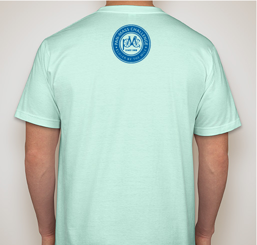 Pan Mass Challenge 2017 Tshirts for Team Pedals for Pediatrics Fundraiser - unisex shirt design - back