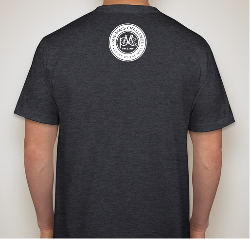 Pan Mass Challenge 2017 Tshirts for Team Pedals for Pediatrics Fundraiser - unisex shirt design - back