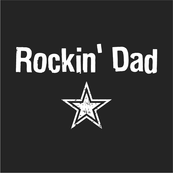 DSDN Rockin' Dad shirt design - zoomed
