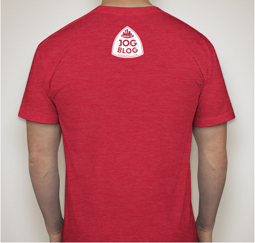 Jog Blog Running Club Fundraiser - unisex shirt design - back