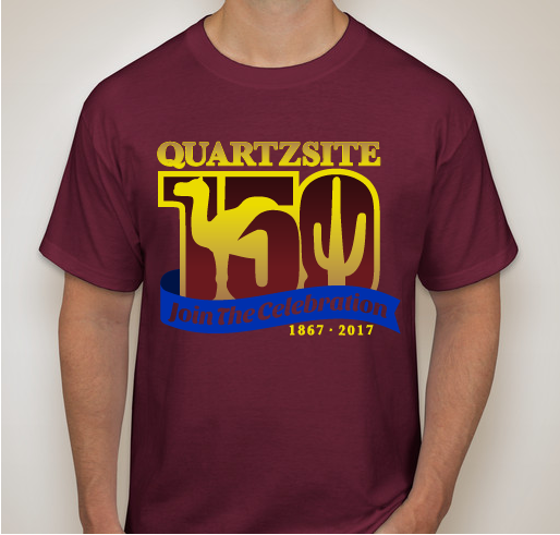 Quartzsite 150 Fundraiser - unisex shirt design - front