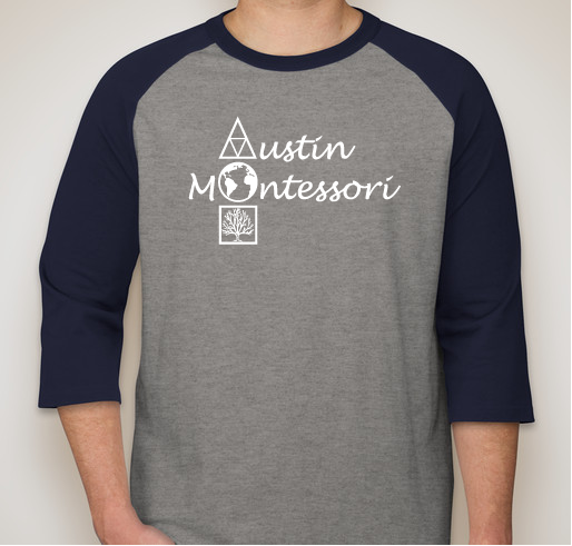 Austin Montessori 2017-18 School Spirit Shirts Fundraiser - unisex shirt design - front