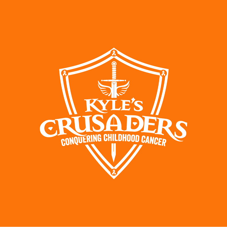 Kyle's Crusaders - Orange T-Shirt Fundraiser shirt design - zoomed