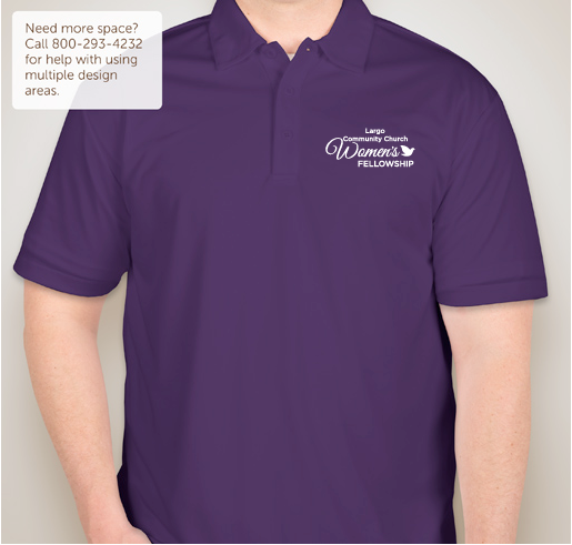LCC WOMEN'S FELLOWSHIP UNITY CAMPAIGN [Polo] Fundraiser - unisex shirt design - front