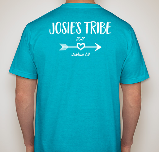 Josie's Tribe Fundraiser - unisex shirt design - back