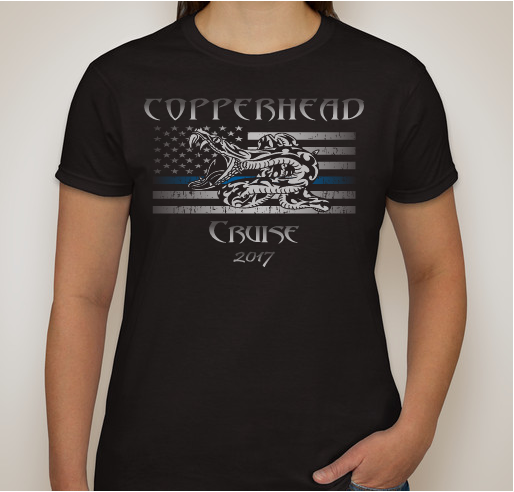 Copperhead Cruise 2017 Fundraiser - unisex shirt design - front
