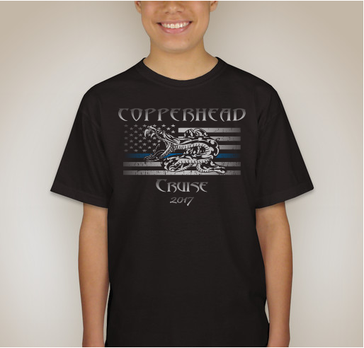 Copperhead Cruise 2017 Fundraiser - unisex shirt design - back