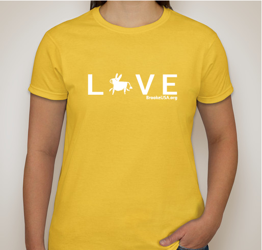 I Love Donkeys Fundraiser - unisex shirt design - front