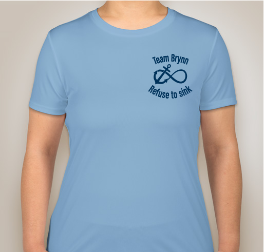 Team Brynn - running shirt Fundraiser - unisex shirt design - front