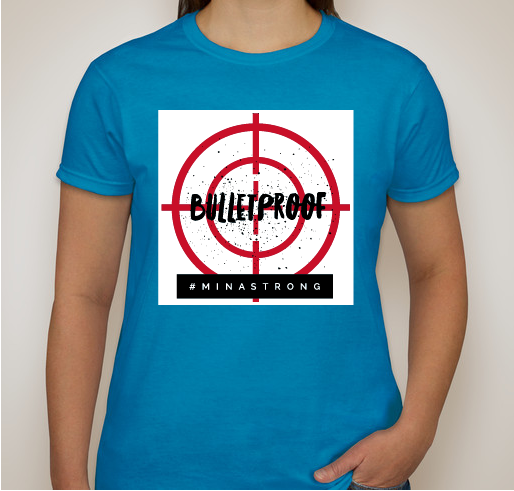 Bulletproof: Mina's Fight Club Fundraiser - unisex shirt design - front