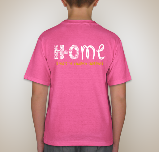 #erasekidcancer Fundraiser - unisex shirt design - back