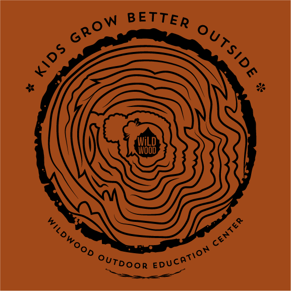 Kids Grow Better Outside--at Wildwood Outdoor Education Center shirt design - zoomed