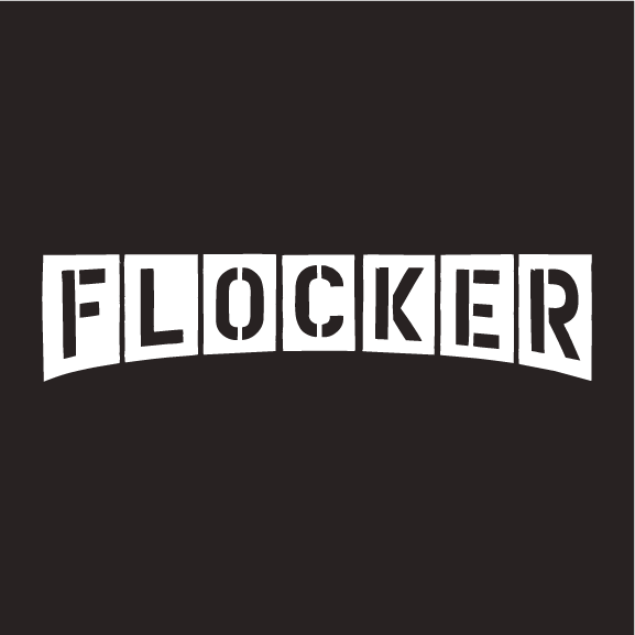 Flocker Apparel for Charity shirt design - zoomed