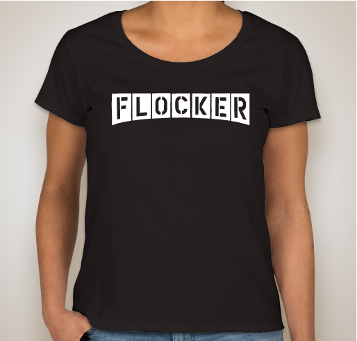 Flocker Apparel for Charity Fundraiser - unisex shirt design - front