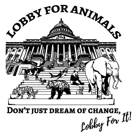 Lobby For Animals shirt design - zoomed