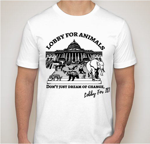 Lobby For Animals Fundraiser - unisex shirt design - small