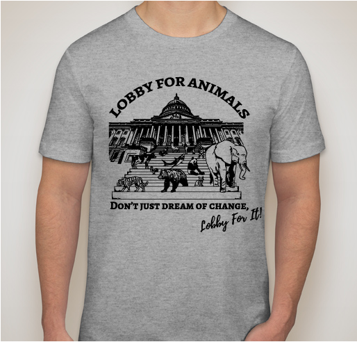 Lobby For Animals Fundraiser - unisex shirt design - small