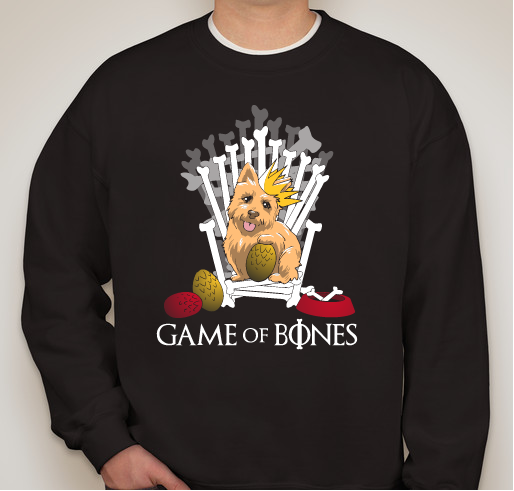 Cairn Terrier Game of Bones Fundraiser! Fundraiser - unisex shirt design - front