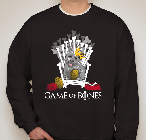 Cairn Terrier Game of Bones Fundraiser! Fundraiser - unisex shirt design - front