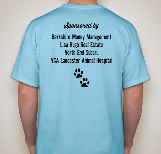 NEBHR Bassetpalooza 2017 Fundraiser - unisex shirt design - back
