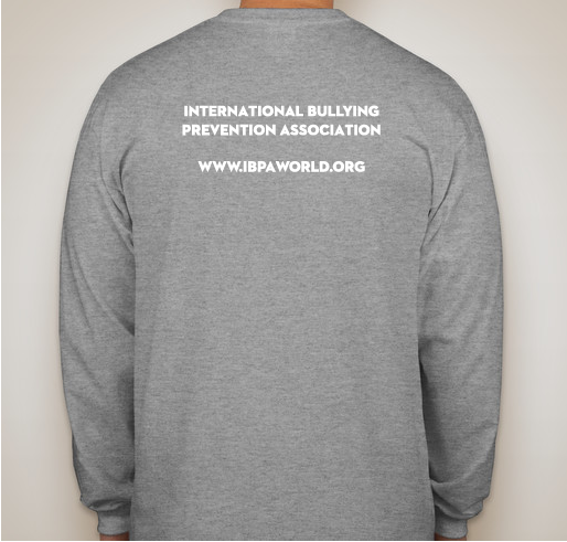 International Bullying Prevention Association: Kindness - Pass it on Fundraiser - unisex shirt design - back