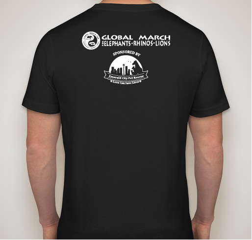 Emerald City Pet Rescue Activism Fundraiser - unisex shirt design - back