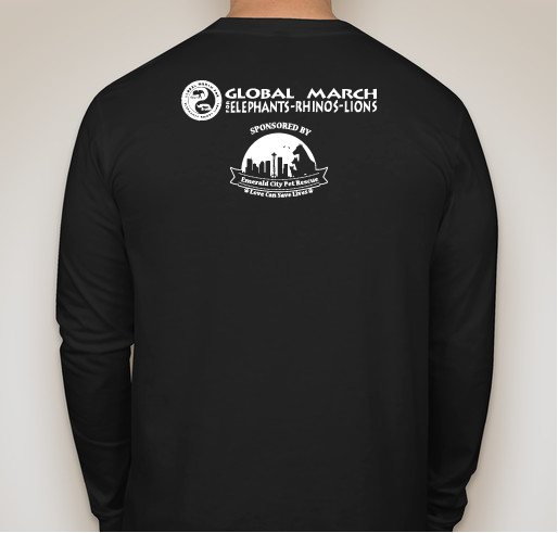 Emerald City Pet Rescue Activism Fundraiser - unisex shirt design - back