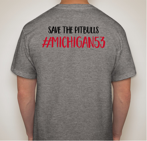 Michigan53 Fundraiser - unisex shirt design - back